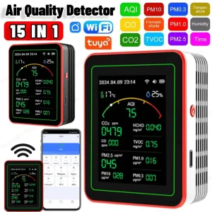 WiFi 15 in 1 Air Quality Detector