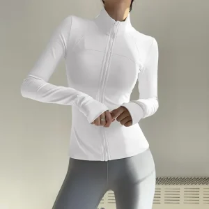 Women Zip Long Sleeve Sports Jacket